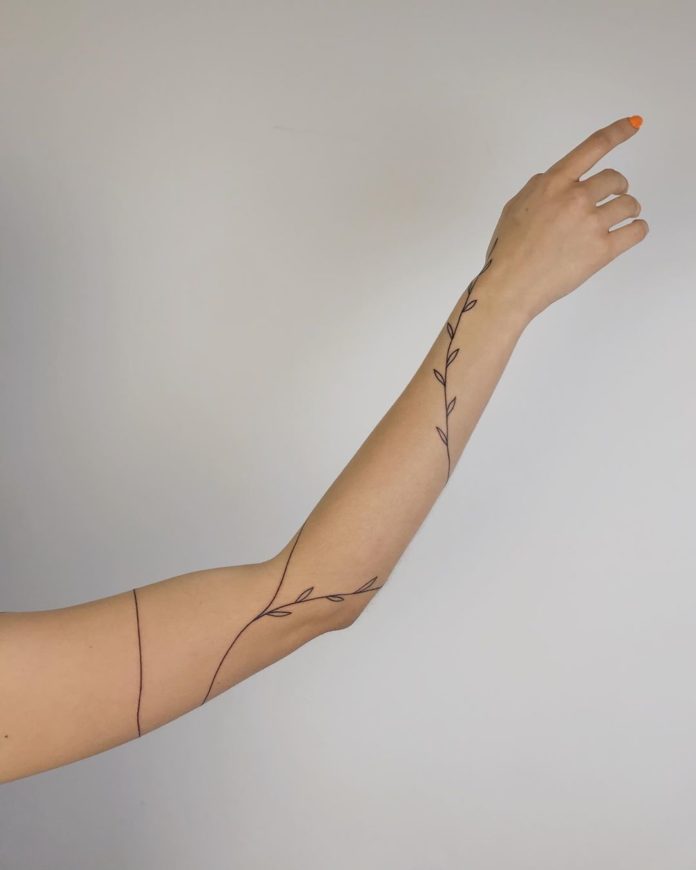 20 7 - 100 idées de Tatouages Bracelet pour Femme