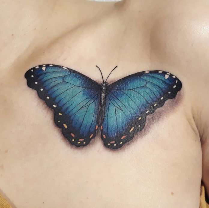 99 - 100 Tatouages Papillon