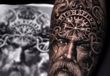 tatouage viking pour homme