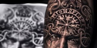 tatouage viking pour homme