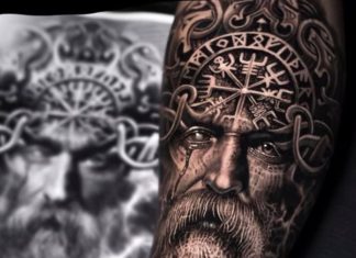 tatouage viking pour homme